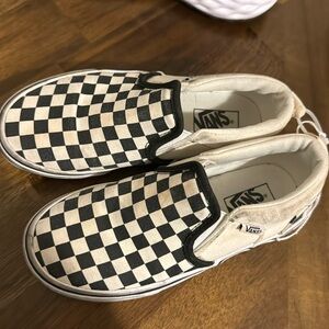 Boys vans checkered